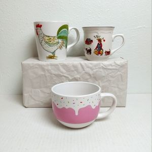 Coffee Mug/Cup Bundle Of 3
